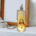 thumbnail image 4 of Abbracc Electric LED Lamp Crafts Romantic Pillar Candles Light Decorative Tealight Photo B, 4 of 7
