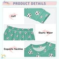 thumbnail image 4 of joogoo Soccer Balls-z2 Pajamas Set Long Sleeve Soft Cotton Sleepwear 2 Piece 24M, 4 of 7