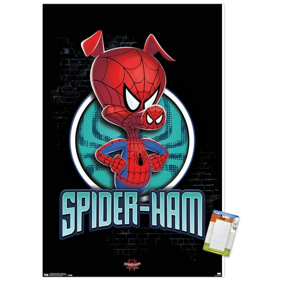 Marvel Spider-Man - Into The Spider-Verse - Spider-Ham Wall Poster, 14.725" x 22.375"