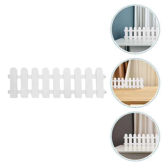 NICEXMAS 6Pcs Portable White Pet Fence Panels for Outdoor Tortoise and Reptile Enclosure