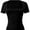 Black, variant on Women's Square Neck Tops Short Sleeve Crop Tops Workout Summer Clothes Casual Slim Fit T-Shirts