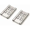thumbnail image 1 of 2 Pieces Cafe Salon Door Pivot Hinge Stainless Steel Mortiseless Double Action Invisible Door Hinges 12.5 cm(5 inch), 1 of 4