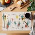thumbnail image 2 of Green Yellow Diamond Placemats Set of 12 Modern Geometric Middle Century Beige Place Mats Indoor Wipeable Table Mats Washable Dining Table Placemats for Kitchen Holiday Party Home Decor 13x19 Inch, 2 of 9