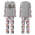 thumbnail image 4 of Family Halloween Pajama Set Long Sleeve Crew Neck, Breathable Halloween Family Pajamas with Monster Bow Print, Funny Matching Halloween Pajamas for Ki’ds Adults, 4 of 4