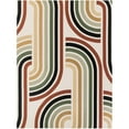 thumbnail image 3 of Unique Loom Outdoor Modern Collection Area Rug - Vibe (9' x 12' Rectangle Multi/Black), 3 of 9