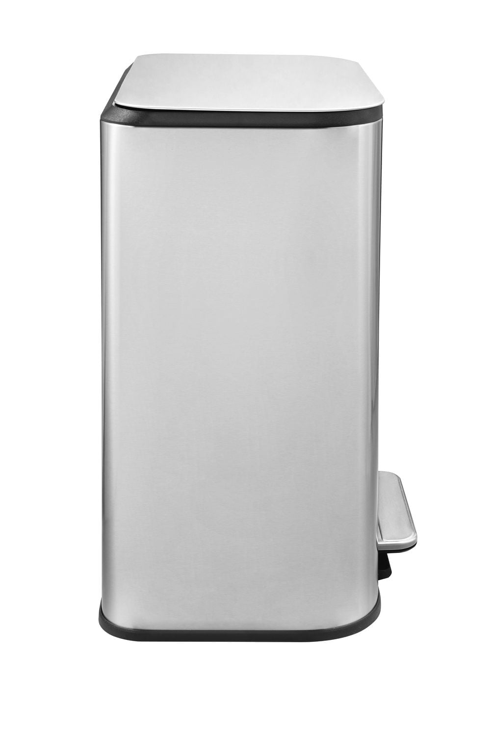 50L Stainless Steel Kitchen Trash Can – Step Pedal, Soft-Close Lid, Fingerprint Resistant, Removable Inner Bucket – Large Capacity Garbage Bin for Home & Office