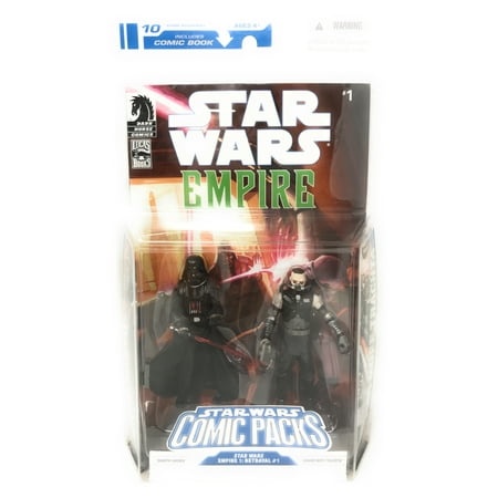 Star Wars Comic Packs 2009 Darth Vader & Admiral Trachta Action Figure 2-Pack