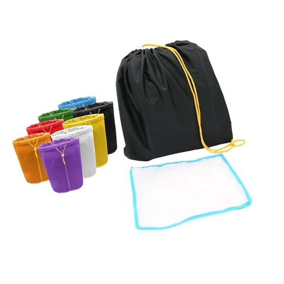 8 bolsas de filtro shamjiam 5 galones con cordón ajustable para uso general