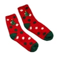 thumbnail image 2 of Chaussettes à Moins de 5$ Chaussettes de Noël Rouges pour Femmes Chaussettes Mignonnes Chaudes Confortables Chaussettes de Maison, 2 of 4