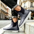 thumbnail image 2 of DeHolifer Women's Deck Boots Ankle Rain Boots Fishing Boots Rubber Waterproof Slip-Resistant Outdoor Work Shoes, 2 of 7