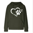 thumbnail image 4 of Jsaierl Women's Hoodies Plus Size Heart Paw Print Hoodies Sweatshirts Athletic Pullover Y2k Long Sleeve Top Hoodie Fall Fashion 2024, 4 of 4