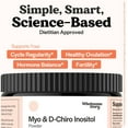 thumbnail image 3 of Wholesome Story Myo-Inositol & D-Chiro Inositol Powder Hormonal Balance Support Supplement, 6.5 oz, 3 of 11