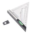 thumbnail image 1 of Woodworking Rafter Square, Robust Carpenter Square 7in Stainless Steel Carbon Steel High Hardness  for Architecture, 1 of 8