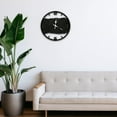 thumbnail image 6 of Wall Clock Silent Wall Clock Decorative Clock Easy Read Wood Material for Farmhouse Bedroom Office, 6 of 9