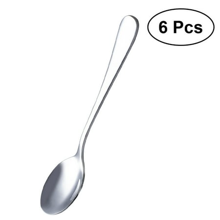 

Homemaxs 6Pcs Stainless Steel Coffee Spoon Tea Cup Spoon Tableware Kitchen Supplies