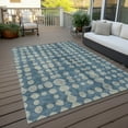 thumbnail image 6 of Addison Rugs Chantille Indoor/Outdoor Transitional Circles Denim Washable Rectangle Rug, 3' x 5', 6 of 6