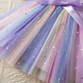 thumbnail image 6 of IDOPIP Toddlers Girls Tutu Dress Ruffle Sleeve Sequins Tulle Dress Party Birthday Princess Dresses 1-5Years, 6 of 9