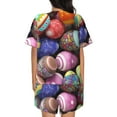 thumbnail image 3 of Xecao Easter Eggs1 print Swimsuit for women, Summer-ready, sporty style.Quick-dry fabric. Many sizes & colors., 3 of 9