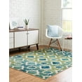 thumbnail image 5 of Rugs.com Azalea Collection Rug – 5' x 8' Blue Medium Rug Perfect For Bedrooms, Dining Rooms, Living Rooms, 5 of 9