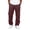 Wine #162, variant on Men's Solid Color Sweatpants Loose Fit Casual Lounge Pants with Side Pockets M