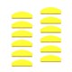 thumbnail image 2 of EeaseMX 20 limas de uñas cortas de esponja, mini limas de uñas en forma de media luna, lima de uñas de pulido preciso, tira de pulido de uñas de doble cara para salón en casa, color amarillo, 2 of 7