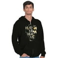 thumbnail image 5 of Hear Me Heal Me Prayer Christian Zip Up Hoodie Men's Women's Brisco Brands X, 5 of 6