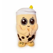 Dynamis Wiggle Standing Milk Tea Plush, Hands Can Stick Together, Certified Safe (11 inch)