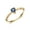 Gold, variant on UIONEN 925 Sterling Silver Rings Women Blue Cubic Zirconia Rings Rose Gold Plated Size 11