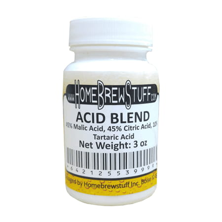 Aged Blended Wine - 3oz Acid Blend Malic Tartaric Citric Increase Acidity Homebrew Wine Mead Cider
