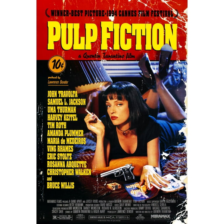 Pulp Fiction 1994 Movie Poster 27x40 Used Collectors Edition Rare Quen –  Mason City Poster Company
