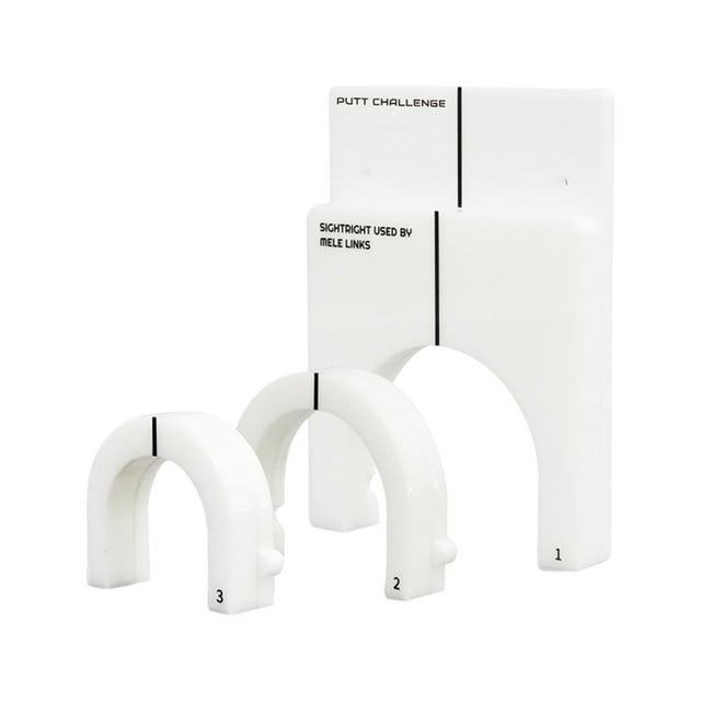 jinwen 3 Pièces de Golf Putting Gates Équipement de Pratique de Putter de Golf Compact pour Adulte
