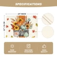 thumbnail image 5 of Smile Vases Hello Fall Placemats Set of 4, 12x18 Inch Seasonal Autumn Table Mats for Party Kitchen Dining Decoration, 5 of 6