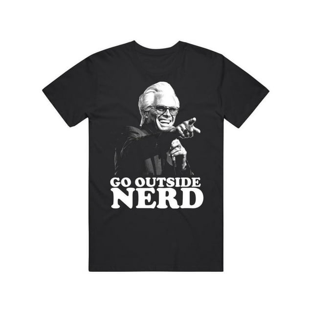 Cotton Short Sleeve T-Shirt uncle Baby Billy Go outside Nerd Shirt, Streetwear Casual Knit Crewneck Fabric Top Classic elastic Ribbed Menswear