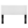 thumbnail image 6 of Headboard, King Size, Velvet, White, Modern Contemporary Urban Design, Bedroom Master Guest Suite, 6 of 10