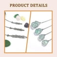 thumbnail image 3 of Monebena 3Pcs Handmade Crystal Necklace Holder Adjustable Empty Crystal Stone Holder Necklace Crystal Pendant Necklace Chain for Jewelry DIY, 3 of 6