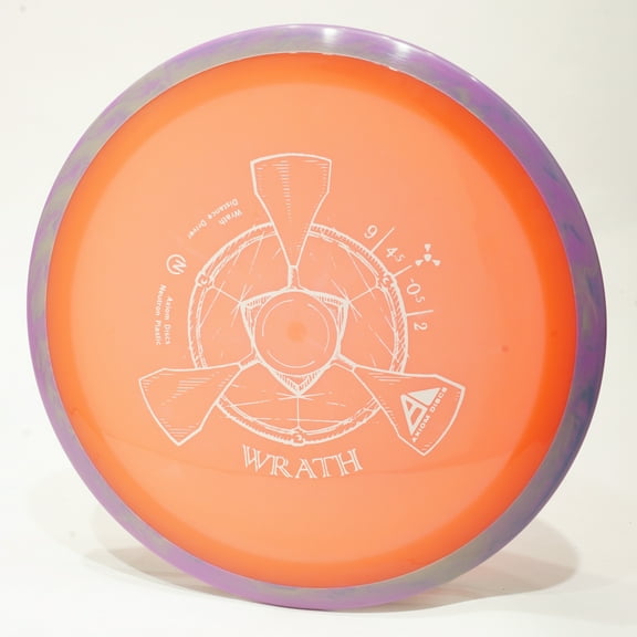 Axiom Neutron Wrath Disc Golf Distance Driver, Pick Your Disc 174g Light Red w/ Purpleish Rim