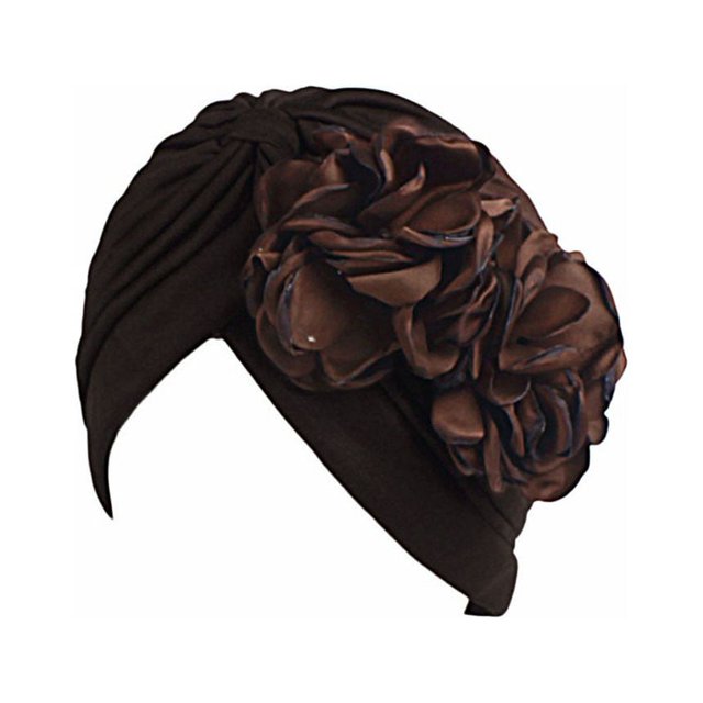 Under $10 Baseball Caps Brown Women Ladies Boho Cancer Hat Beanie Scarf Turban Head Wrap Cap CO