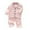 Pink, variant on KYAIGUO 6M-3T Baby Infant Girls Boys Silk Pajamas Set Newborn Skin-Friendly Satin Loungewear Outfit 2PCS Long Sleeve Sleepwear Set