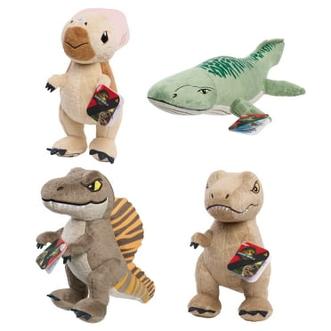 Jurassic World Rebirth 4 Pack Collector Set, Collectible 12 Inch Dinosaur Plush, Walmart Exclusive Value Pack for Boys and Girls, Ages 3 up