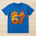 thumbnail image 2 of Six Seven 6 7 Meme T-Shirt – Thanksgiving Turkey Humor – Kids Festive Wear, 2 of 6
