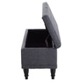 thumbnail image 2 of 42 in. Tufted Storage Bench, 2 of 9