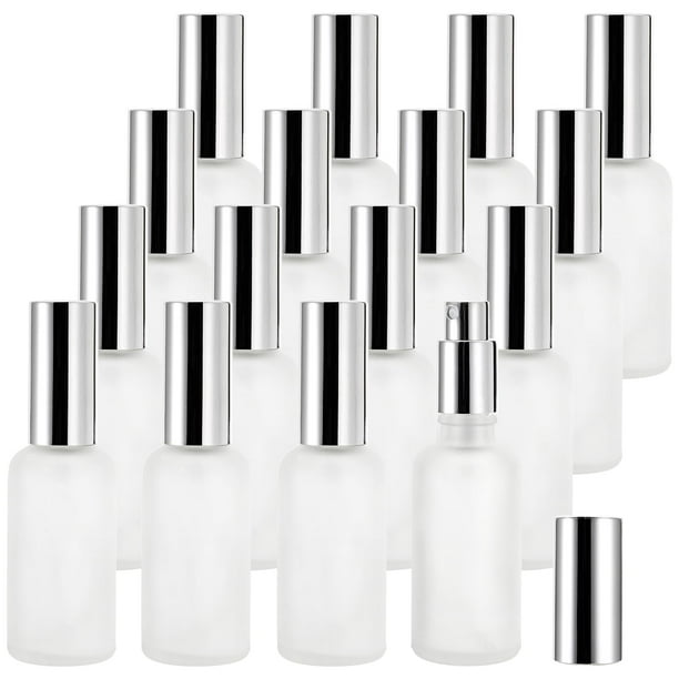 Botellas de aerosol de vidrio Bekith, paquete de 16, 50 ml, perfume recargable