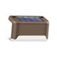 thumbnail image 3 of Luz de escalera LED solar 3000K IP55 Impermeable Resistente a la intemperie Recargable Jardín Camino Lámparas de valla Decoración Patio de plástico Noche Marrón Inevent HA009218-02, 3 of 6