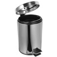 thumbnail image 1 of unbranded Bote De Basura Compacto De Acero Inoxidable Con Pedal Para Y Cocina En Color Plata, 1 of 8