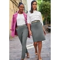 thumbnail image 3 of Jessica London Women's Plus Size Stretch Cotton Chino Skirt, 3 of 5