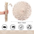 thumbnail image 6 of Round Placemats  4 Pcs Gold  Elegant Floral Dandelion Shaped Tablemats Table Setting Kitchen Table Mats for Dining Table Setting Holiday Wedding Decoration, 6 of 8