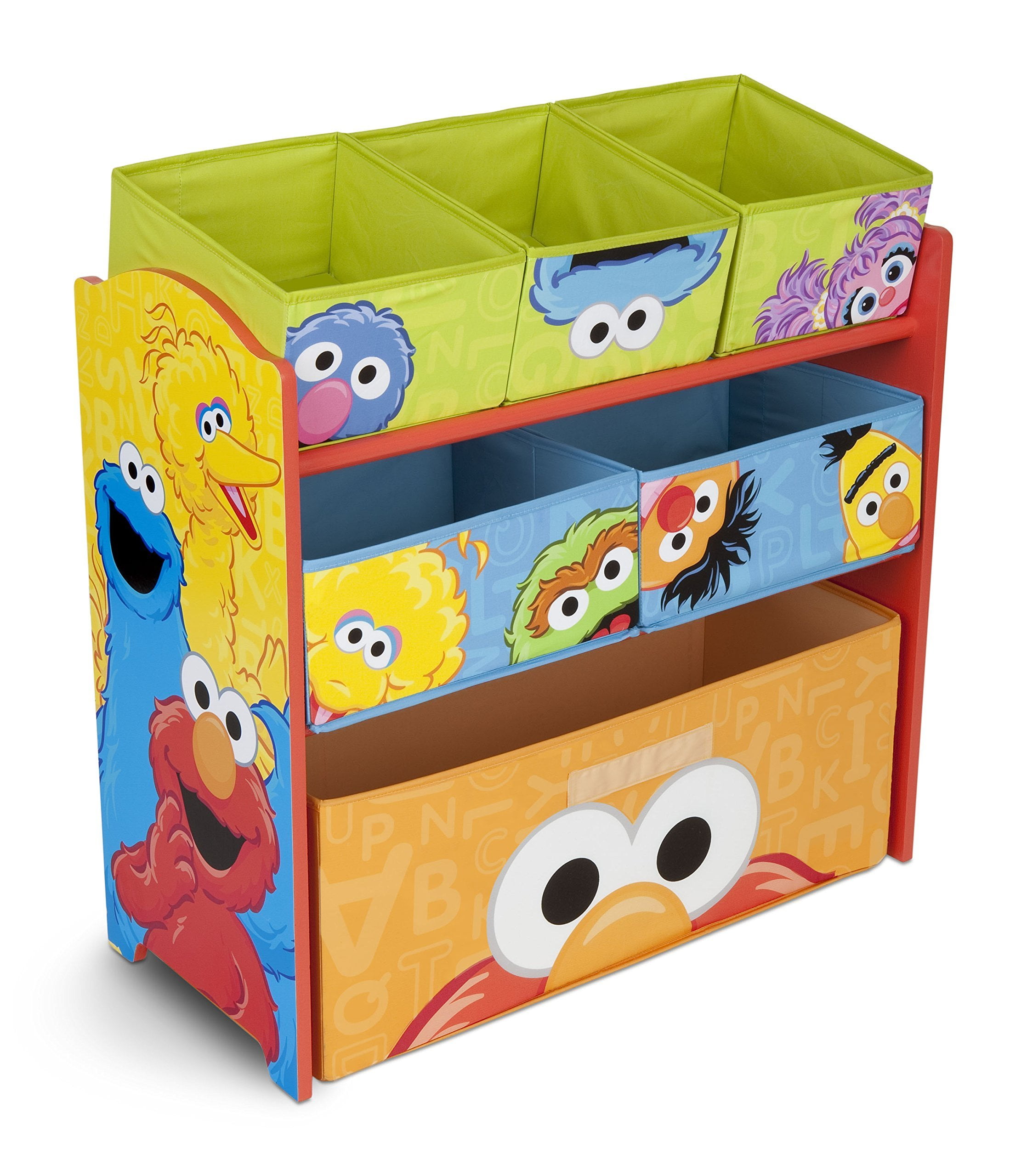 Delta Children MultiBin Toy Organizer, Sesame Street