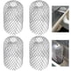 thumbnail image 1 of Paquete de 4 protectores de canalón de metal, pantalla de filtro expandible, colador de hojas, protectores de bajante para canalones, bajante Kuyhfg Bienvenido a Kuyhfg, 1 of 5