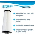 thumbnail image 2 of HQRP 2-Pack Filter replacement for Dirt Devil M086700 086700 M086700W 086700W M086700WCA 086700WCA Vac Cleaner, 2 of 7