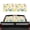 Colorful Tropical Palm, variant on chaqlin Rear Window Decals for Trucks and SUV Perforated Wrap Back Window Sticker Decal Personalized Decoration,Flame